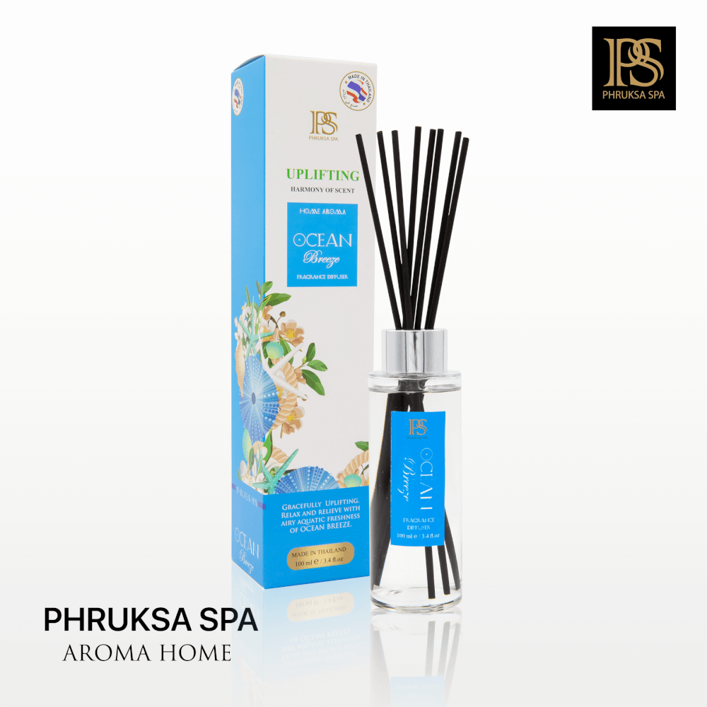 ก้านไม้หอมปรับอากาศ PHRUKSA SPA  ขนาด 100 มล.  กลิ่นโอเชี่ยน บรีซ_1